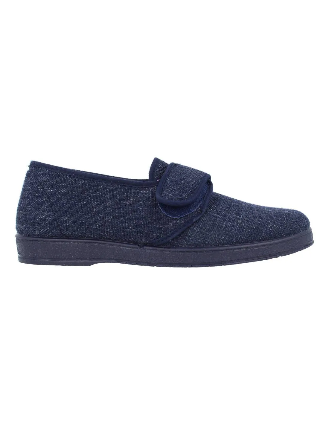 NEVADA  ZAPATILLA CASA HOMBRE VELCRO TORONTO MARINO