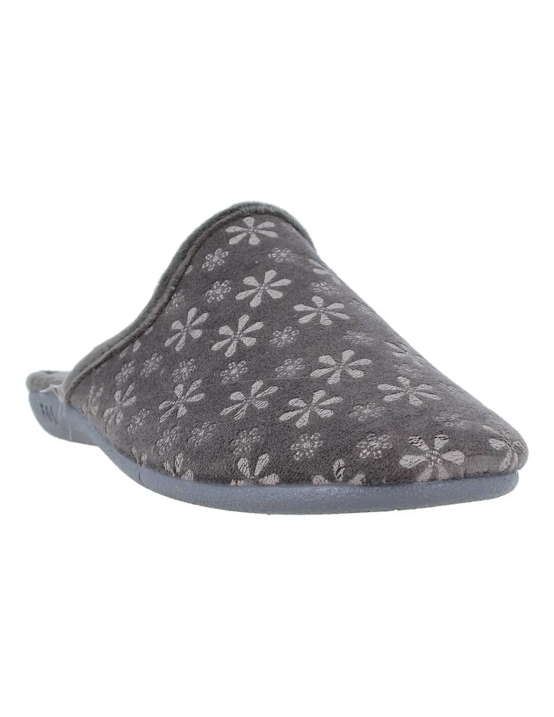 NEVADA  ZAPATILLA CASA MUJER ESTRELLAS GRIS