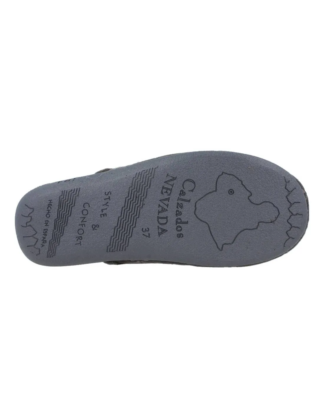 NEVADA  ZAPATILLA CASA MUJER ESTRELLAS GRIS