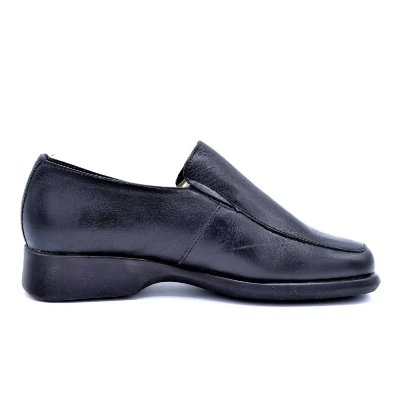 Niagara 3310 Negro | Mocasín de piel para mujer | Hecho en España