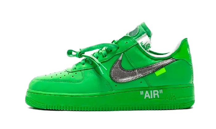 NIKE AIR FORCE 1 LOW OFFWHITE LIGHT GREEN SPARK