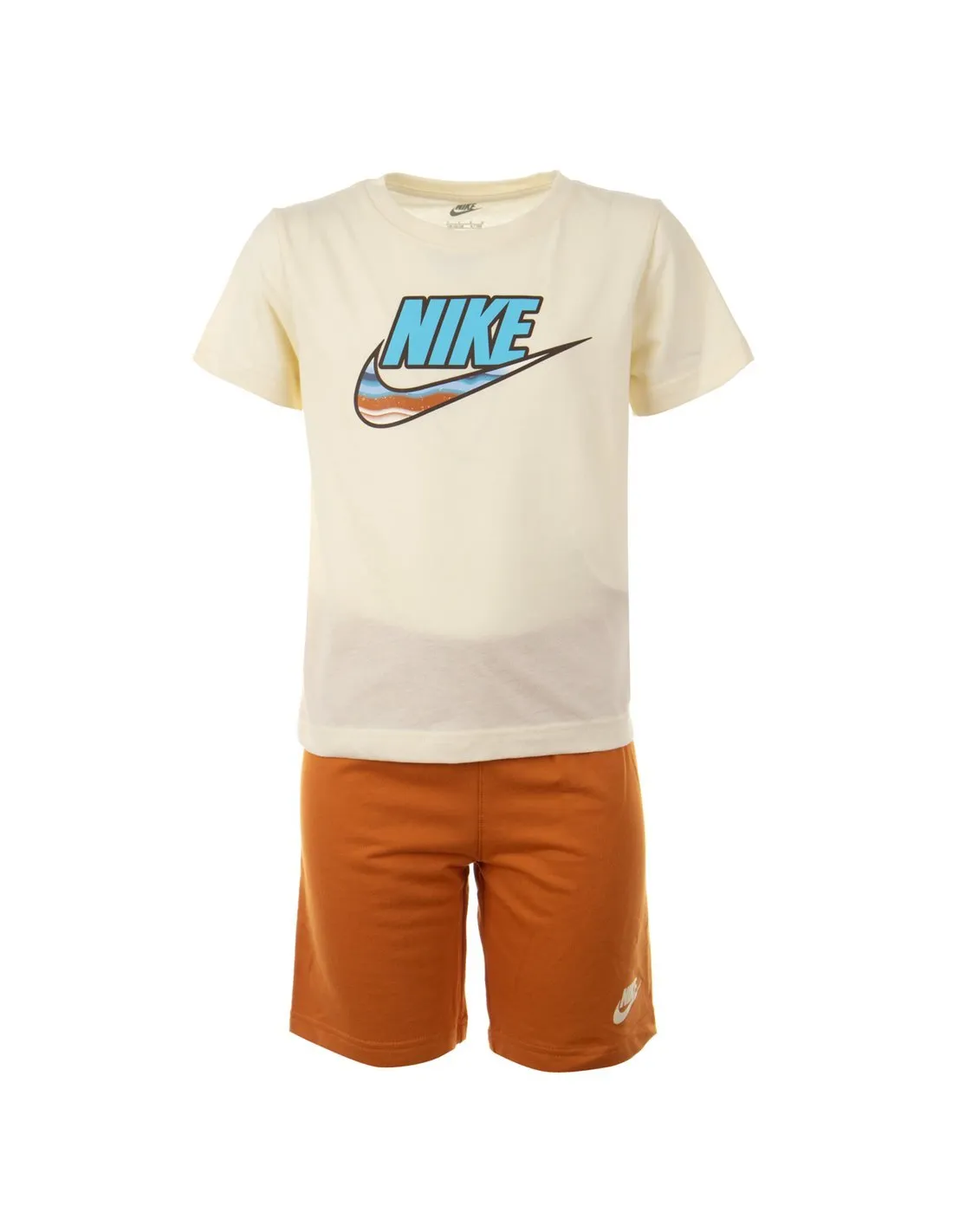 NIKE  CONJUNTO MULTICOLOR 86K855 NOW NIñO