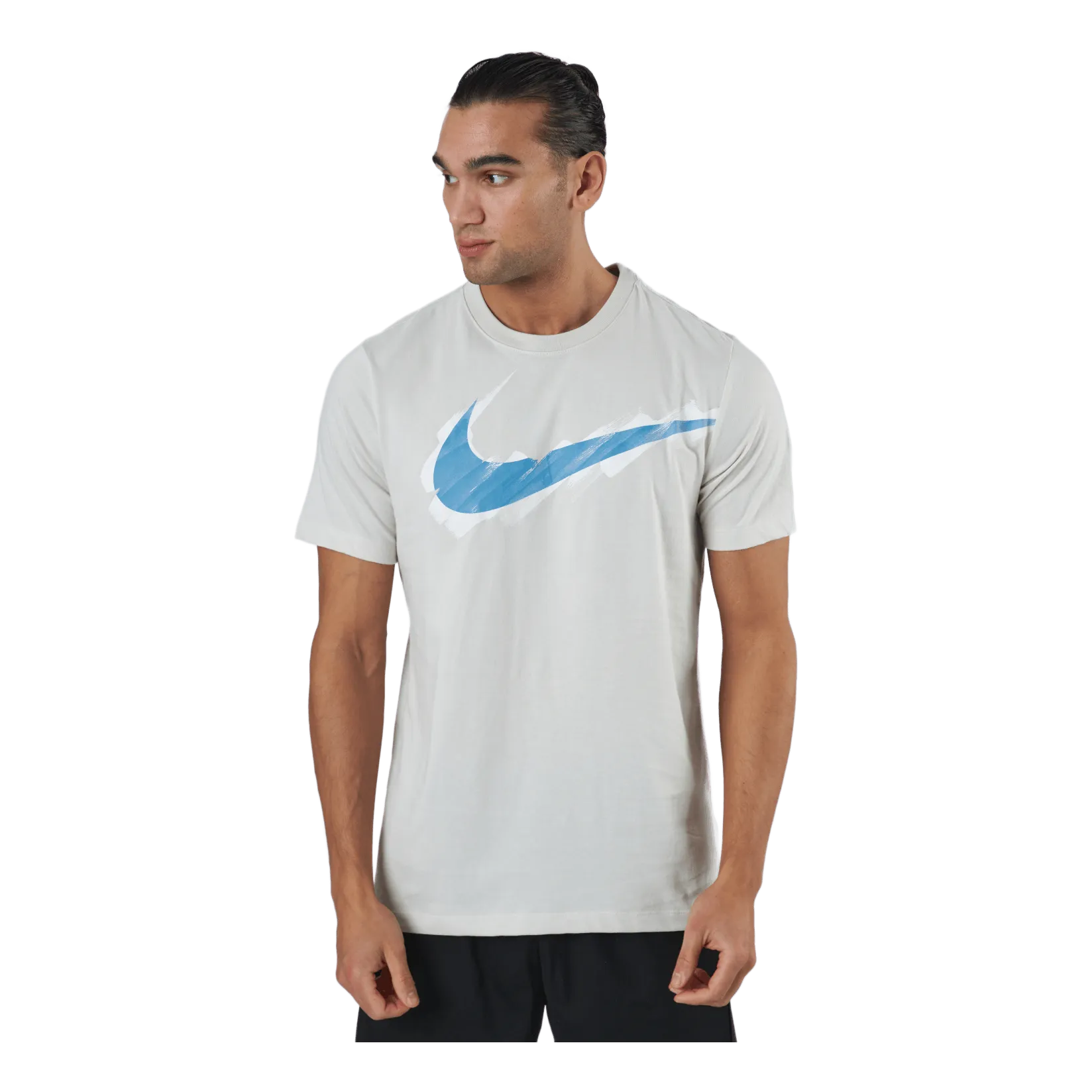 NIKE DRIFIT MEN'S LOGO TRAINING T LIGHT BONE