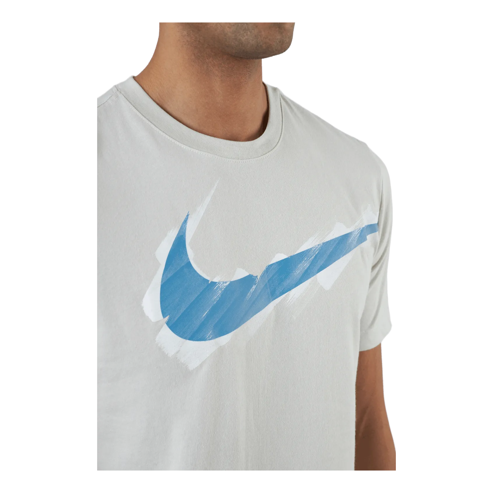 NIKE DRIFIT MEN'S LOGO TRAINING T LIGHT BONE