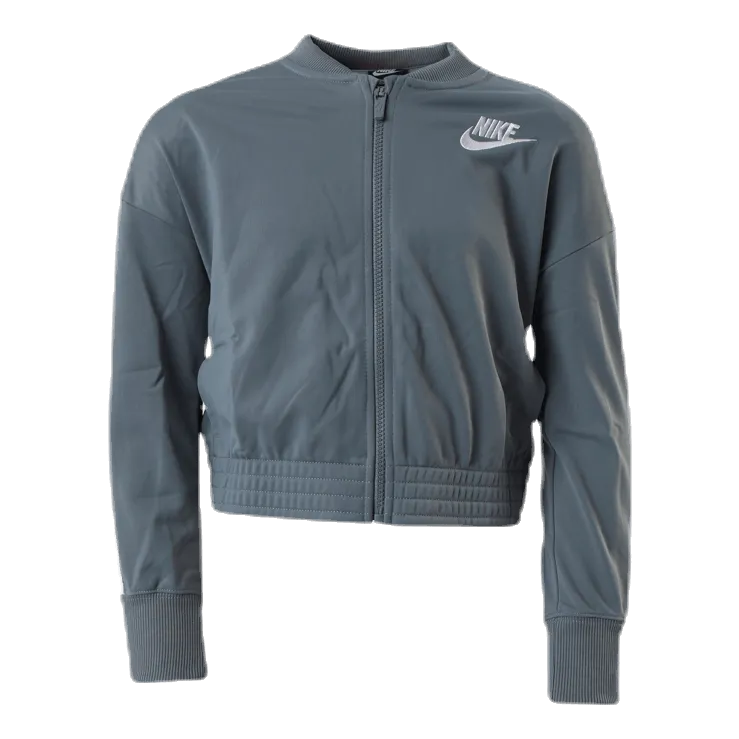 Nike Girls Track Suit Tape  White/Grey