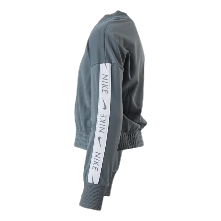 Nike Girls Track Suit Tape  White/Grey
