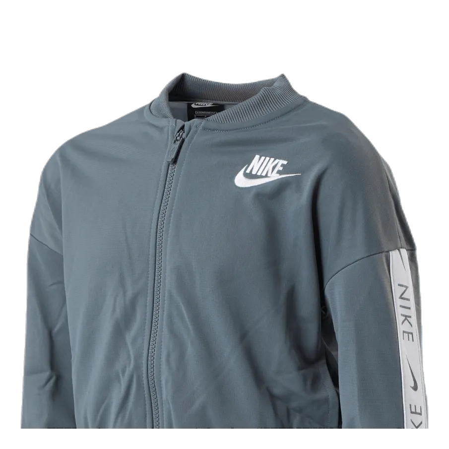 Nike Girls Track Suit Tape  White/Grey