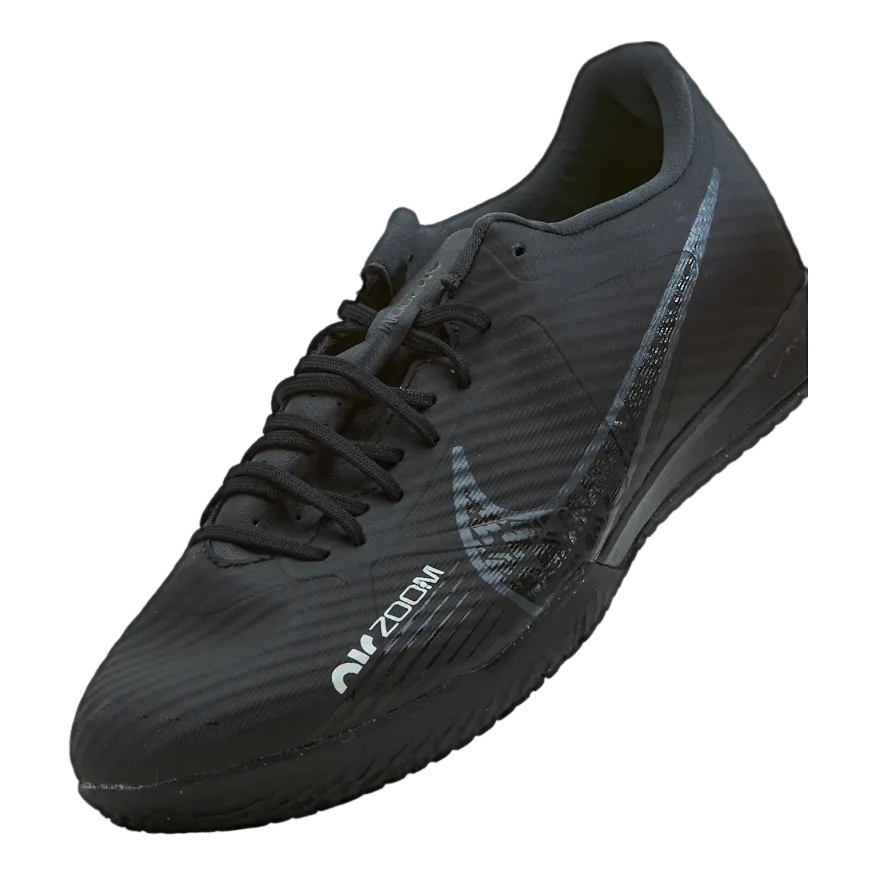NIKE MERCURIAL ZOOM VAPOR 15 ACADEMY IC INDOOR/COURT SOCCER SHOES BLACK/DK SMOKE GREYSUMMIT WHITEVOLT