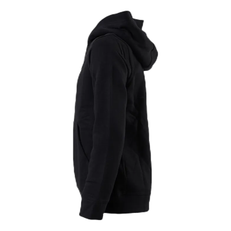 Nike Sportswear Club Fleece Big Kids’ Pullover Hoodie BLACK/LT SMOKE GREY