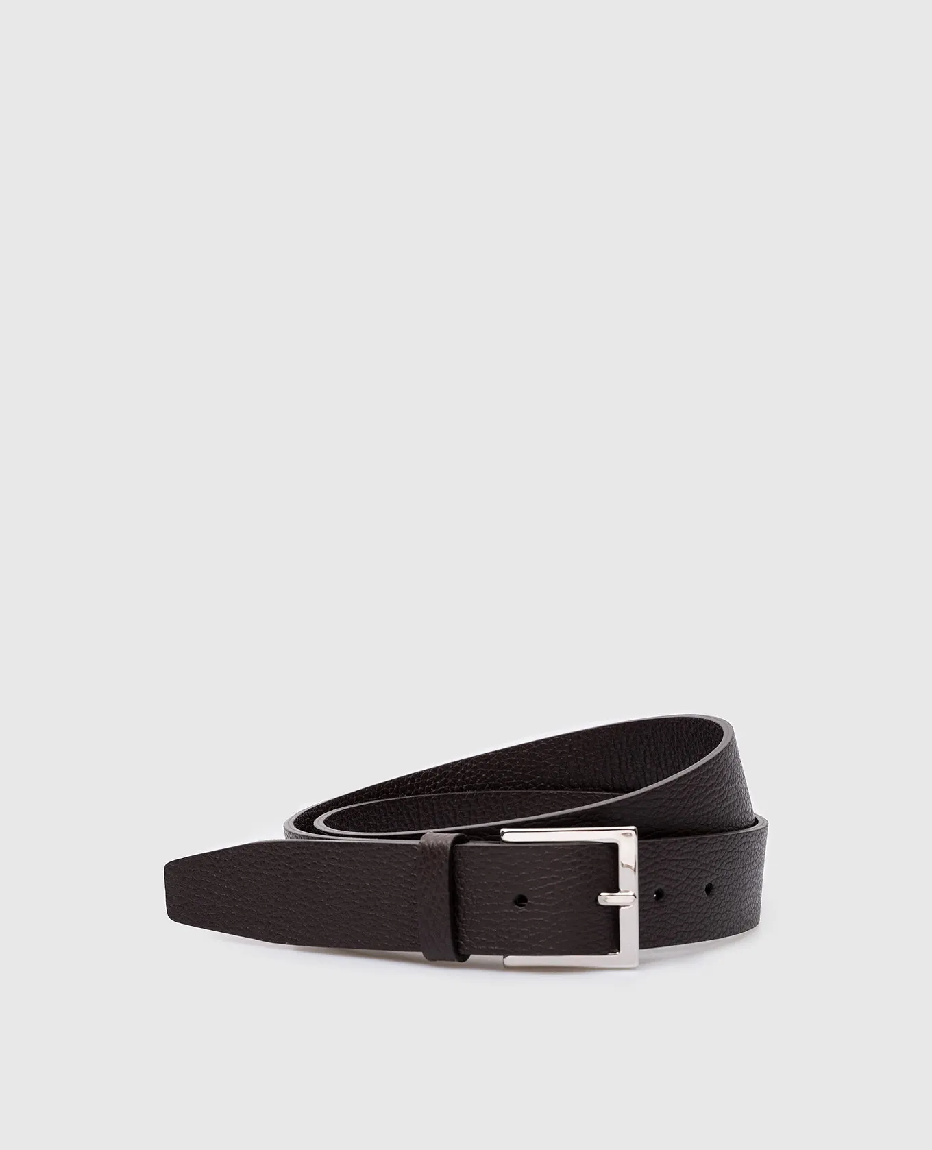 Orciani Micron brown leather strap