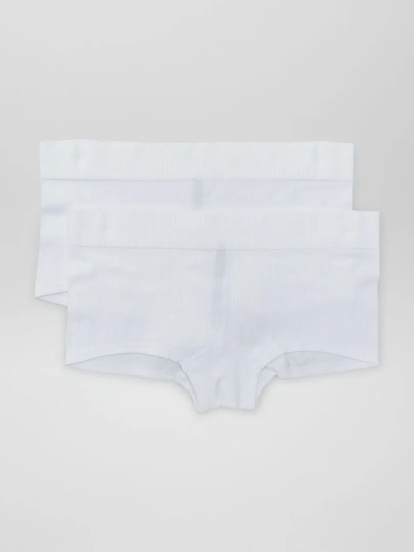 PACK DE 2 CULOTES DE CANALé  BLANCO