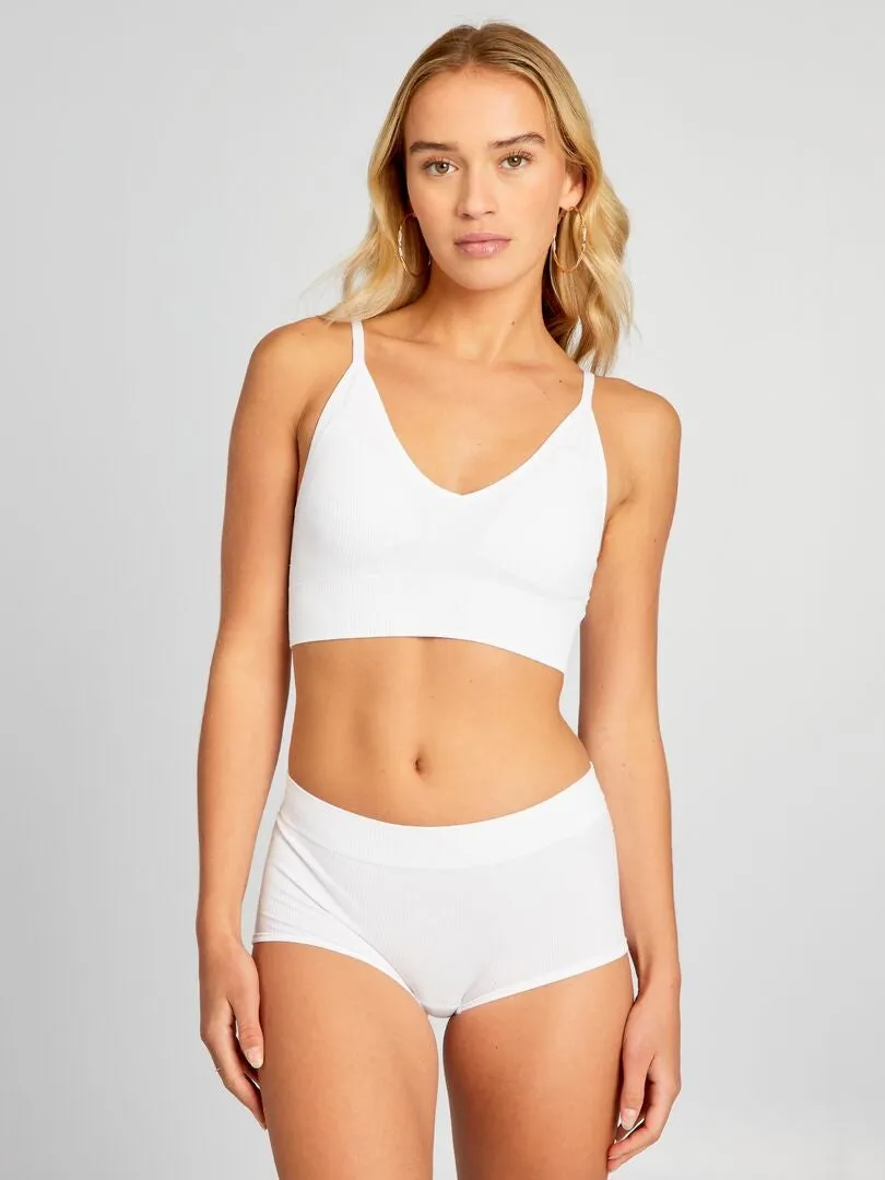 PACK DE 2 CULOTES DE CANALé  BLANCO