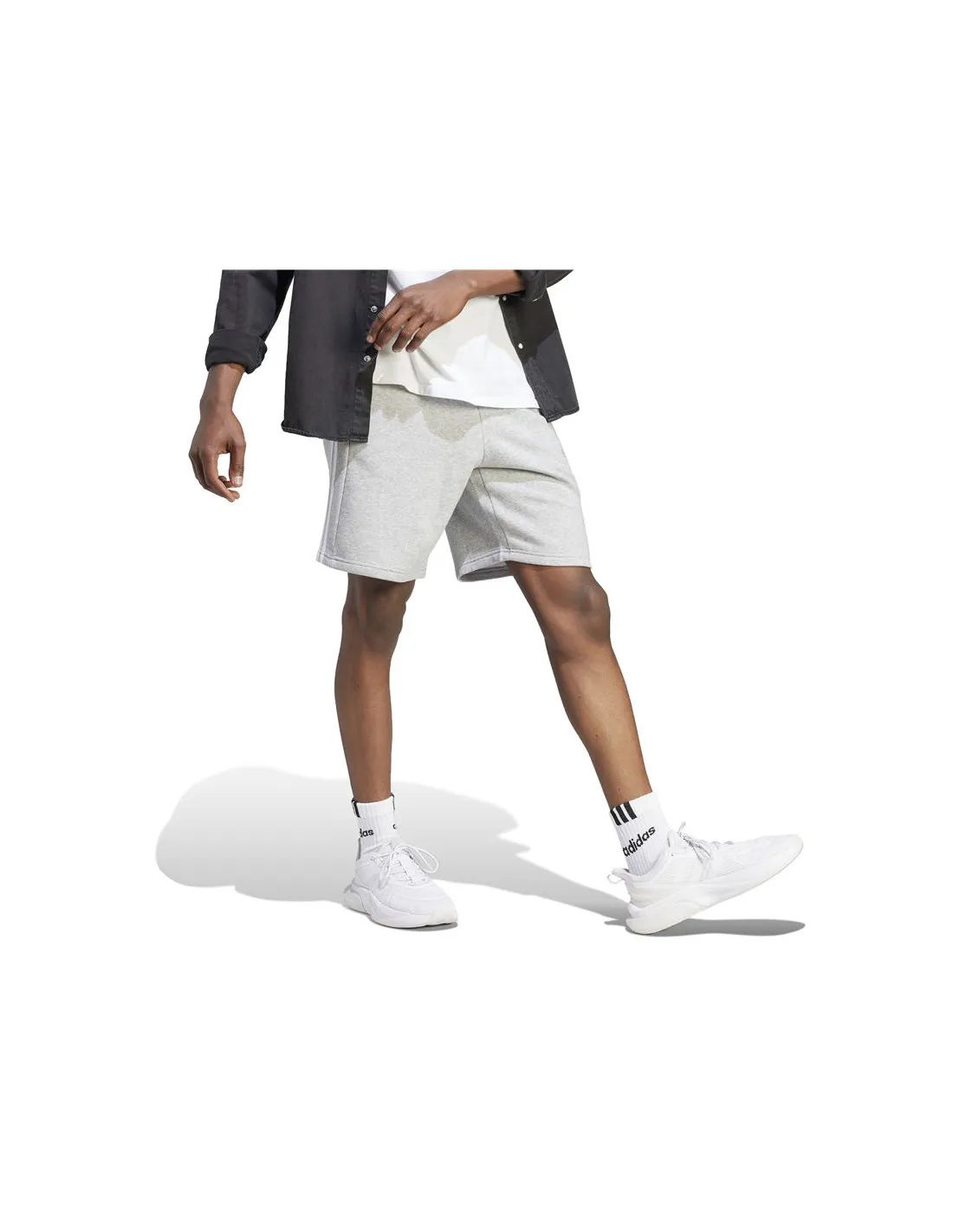 Pantalones adidas Essentials 3 Bandas Hombre Gris