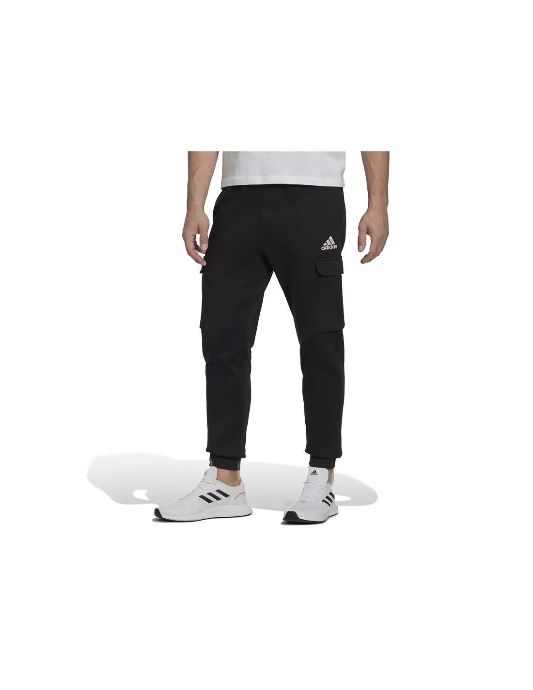 Pantalones adidas Essentials Fleece Hombre Bk