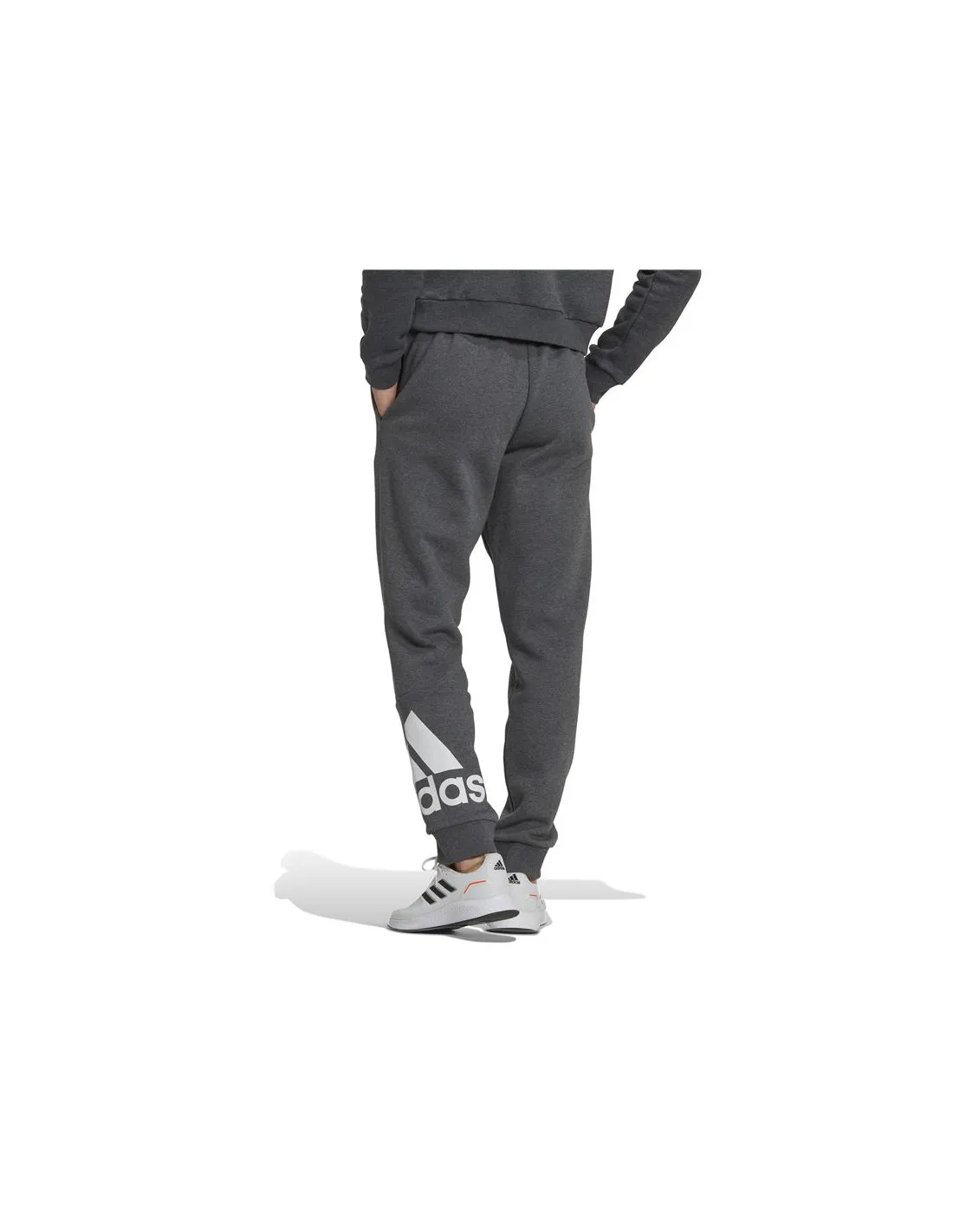 Pantalones adidas Essentials Fleece Tapered Hombre Grey