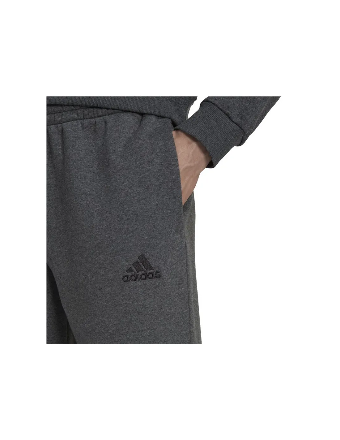 Pantalones adidas Essentials Fleece Tapered Hombre Grey