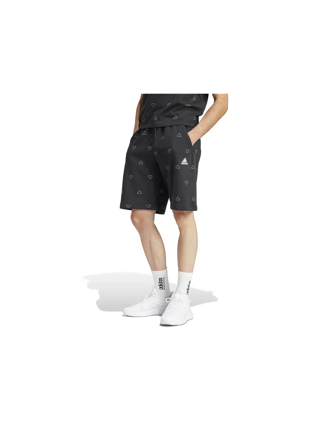 Pantalones adidas Essentials Monogram Hombre Negro