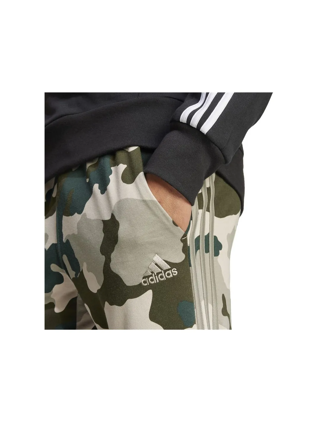 Pantalones adidas Seasonal Essentials Camouflage Hombre Gris