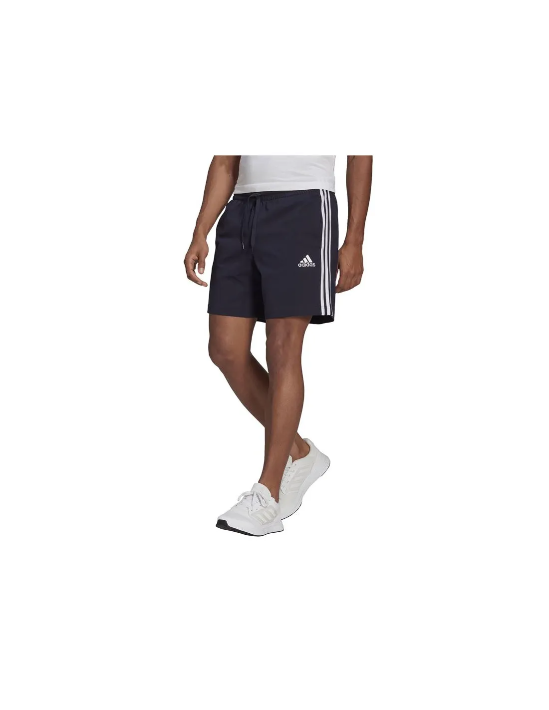 Pantalones cortos adidas Aeroready Essentials 3 Bandas M Legend Ink/White