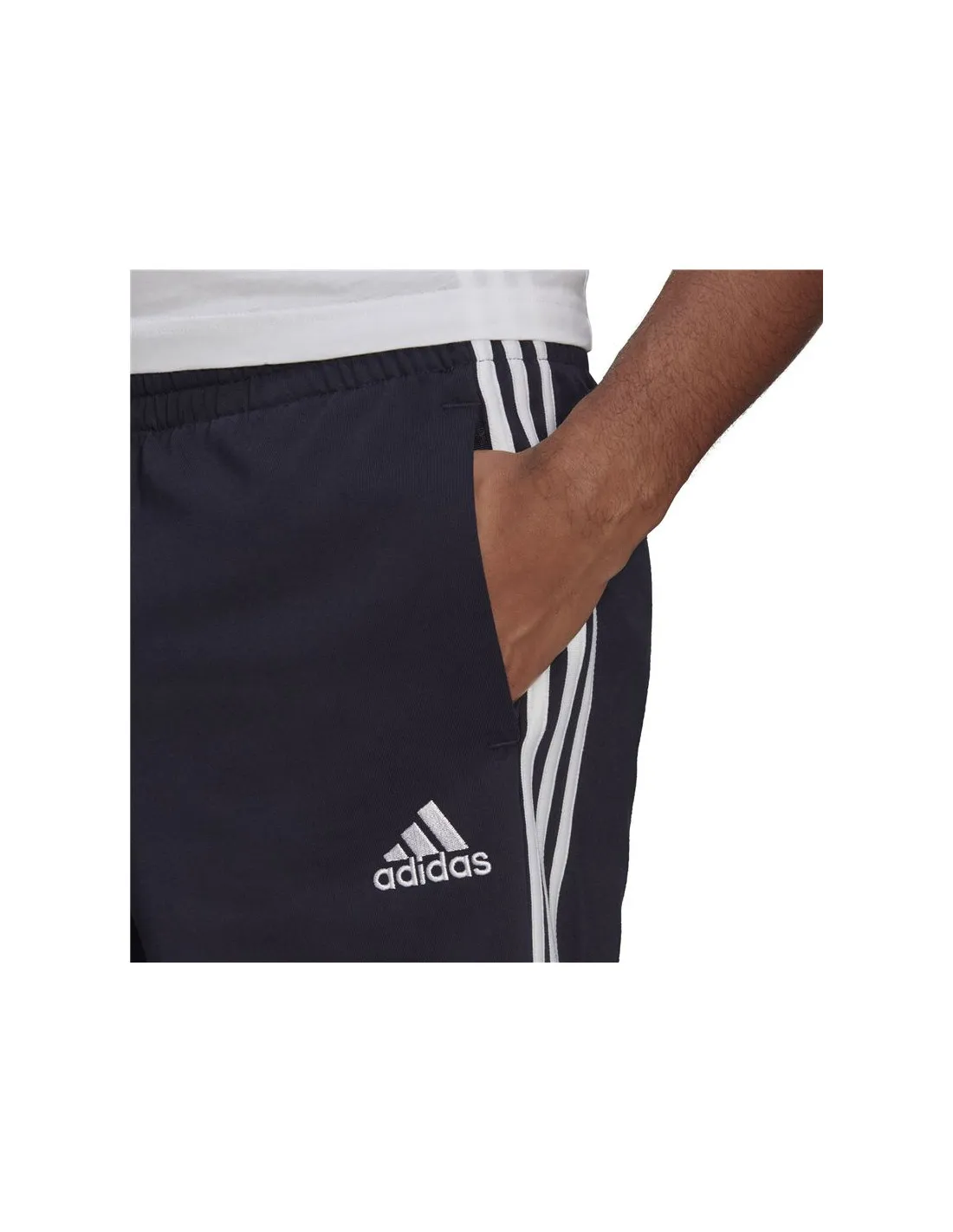 Pantalones cortos adidas Aeroready Essentials 3 Bandas M Legend Ink/White