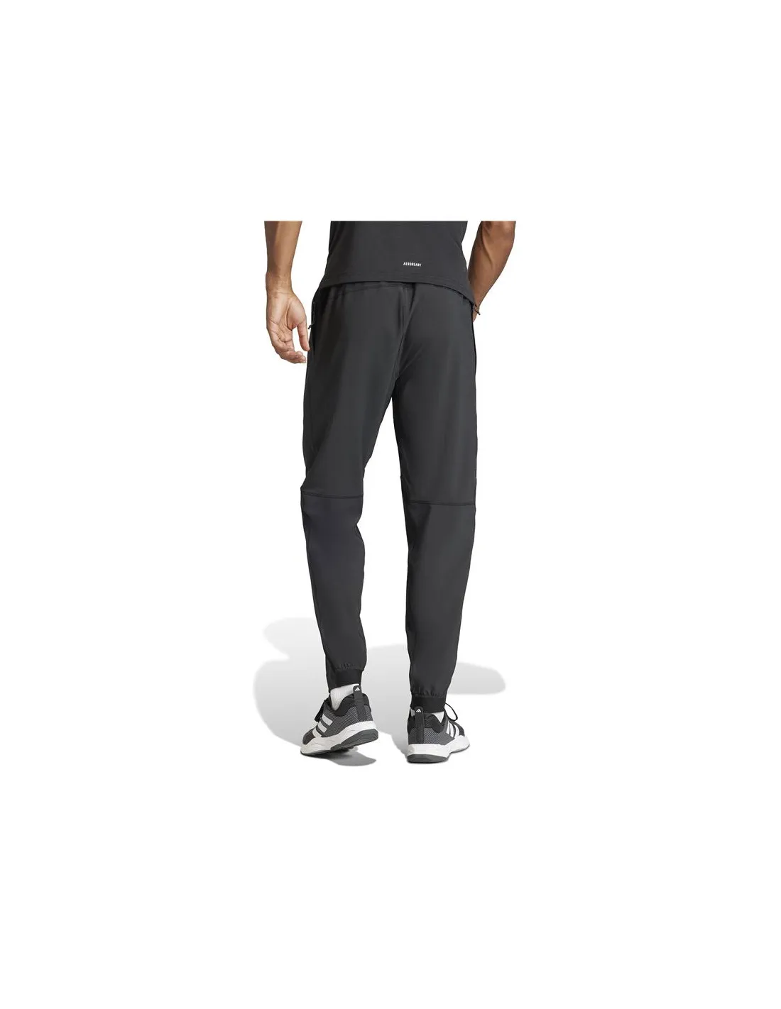 PANTALONES DE FITNESS ADIDAS ESSENTIALS TRES WOVEN HOMBRE NEGRO