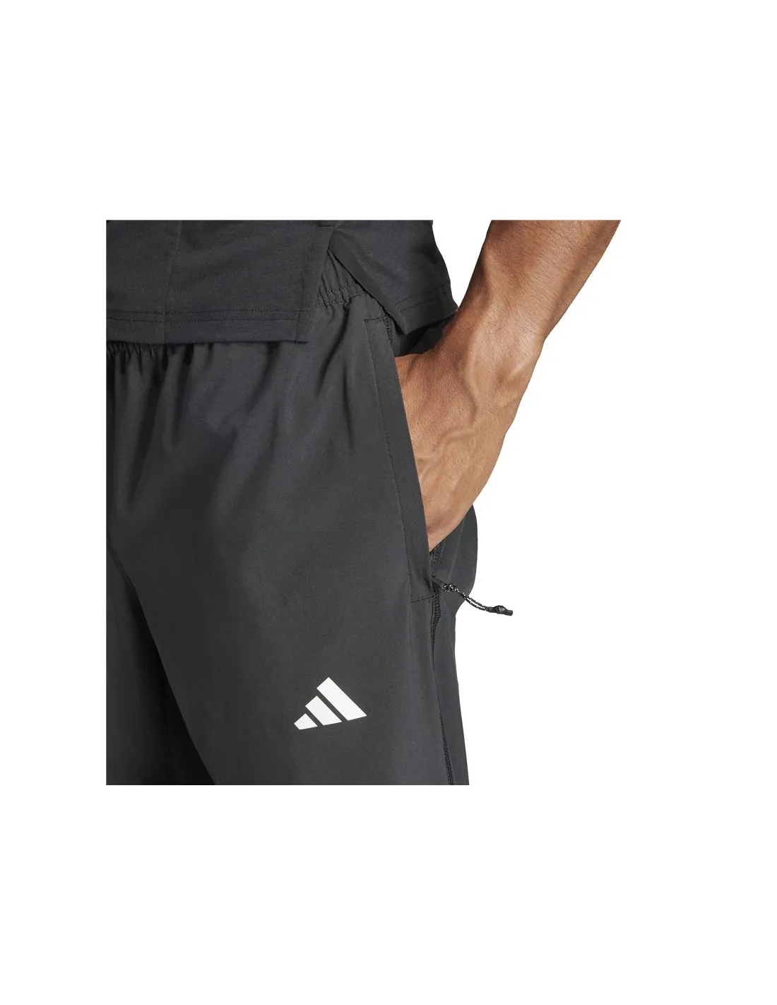 PANTALONES DE FITNESS ADIDAS ESSENTIALS TRES WOVEN HOMBRE NEGRO