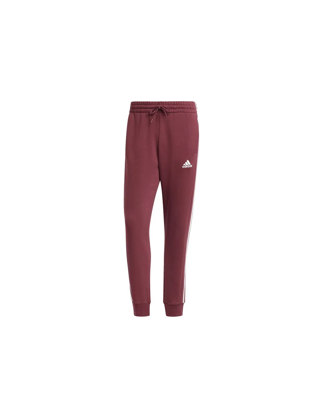 PANTALóN ADIDAS ESSENTIALS FLEECE TAPERED CUFF 3STRIPES HOMBRE ROJO