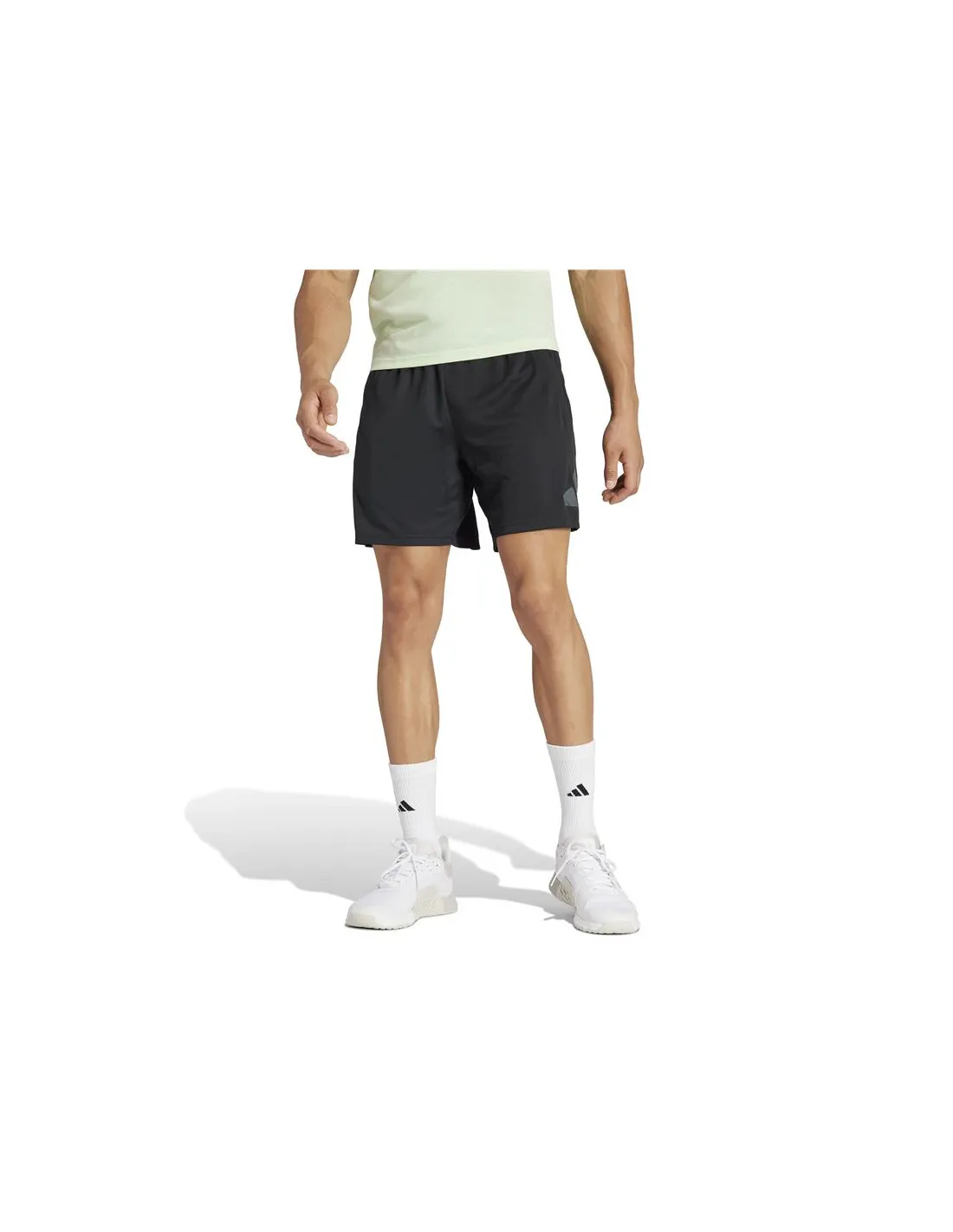 Pantalón adidas Essentials Train Essentials Seasonal Big Logo Hombre Negro
