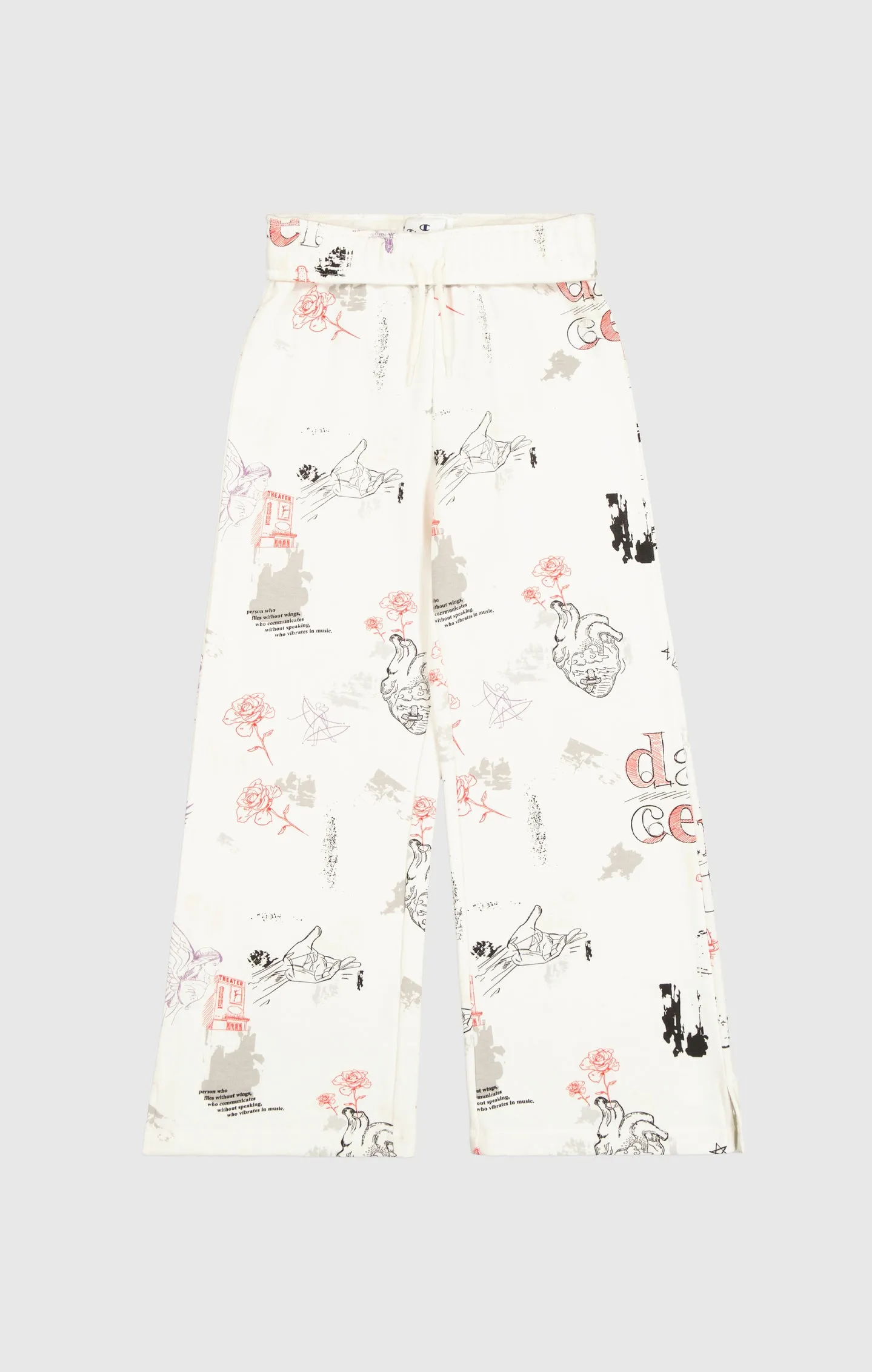 Pantalón de chándal con estampado gráfico integral para niña