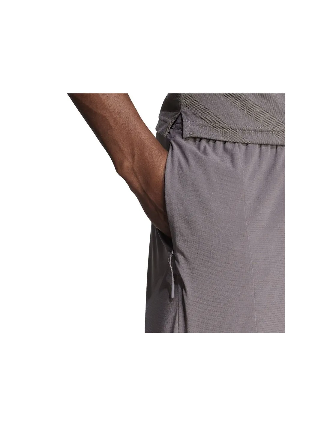 Pantalón de Fitness adidas Essentials Designed for Training Heat Ready Short Hombre Carbón
