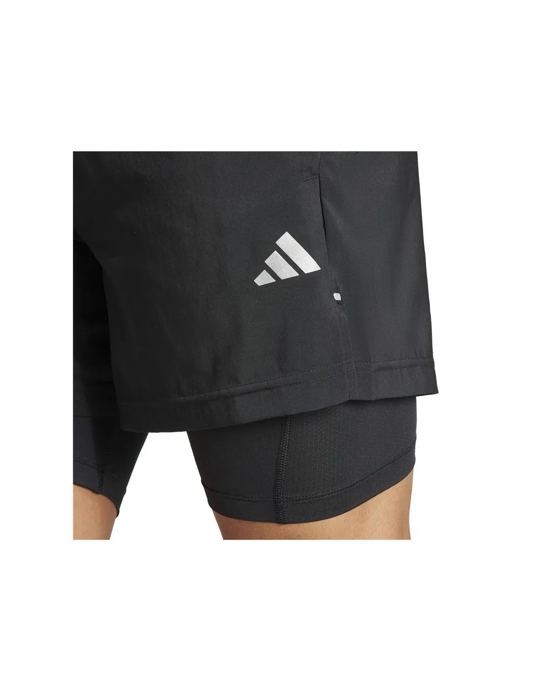 Pantalón de Fitness adidas Essentials Gym+ Wv 2In1 S Hombre Negro