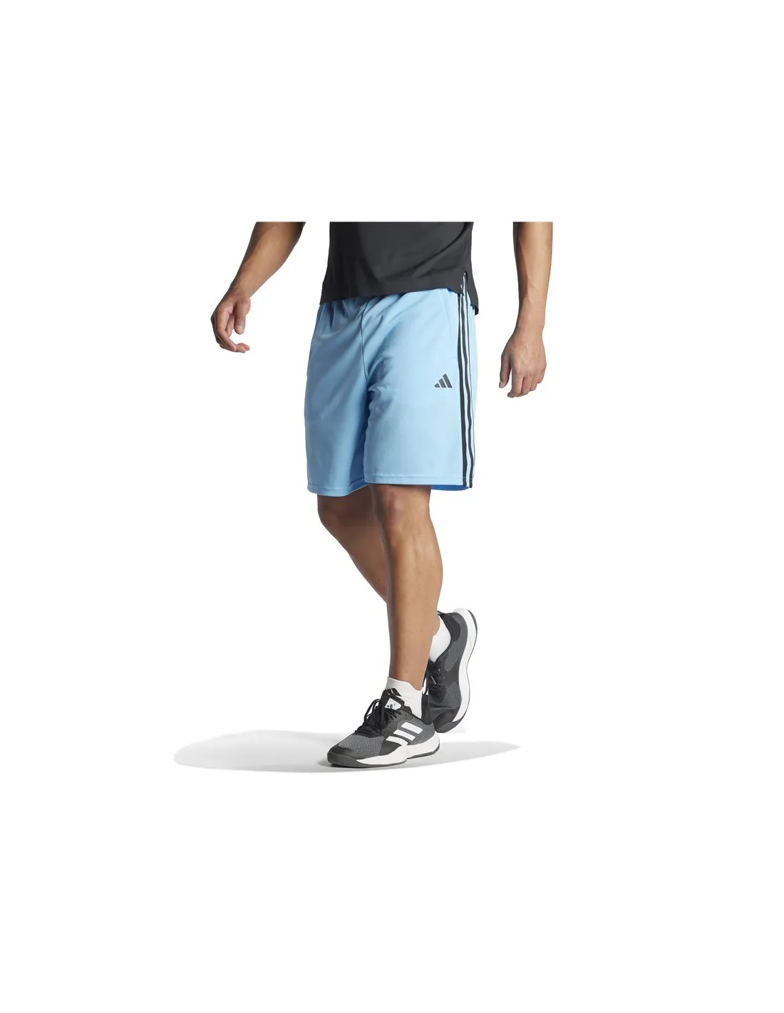 PANTALóN DE FITNESS ADIDAS ESSENTIALS TRESSENTIALS PIQ 3BANDAS HOMBRE AZUL