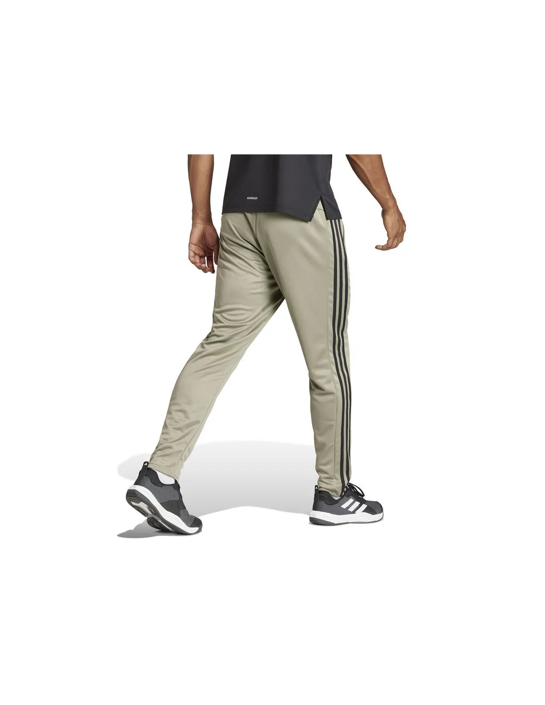 Pantalón de Fitness adidas Essentials Train Esssential Base 3Bandas Hombre Beige
