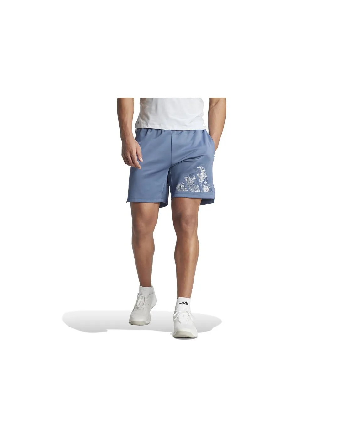 Pantalón de Fitness adidas Essentials Wo Knitlogo Short Hombre Marino