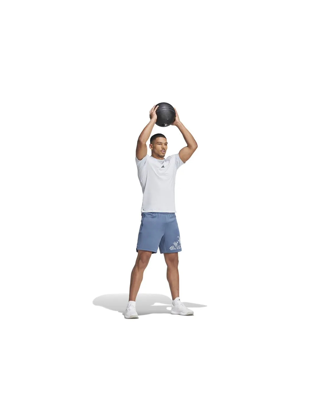 Pantalón de Fitness adidas Essentials Wo Knitlogo Short Hombre Marino