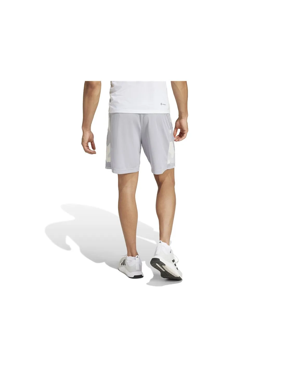 Pantalón de Fitness adidas Train Essentials Camo Training Short Hombre Gris