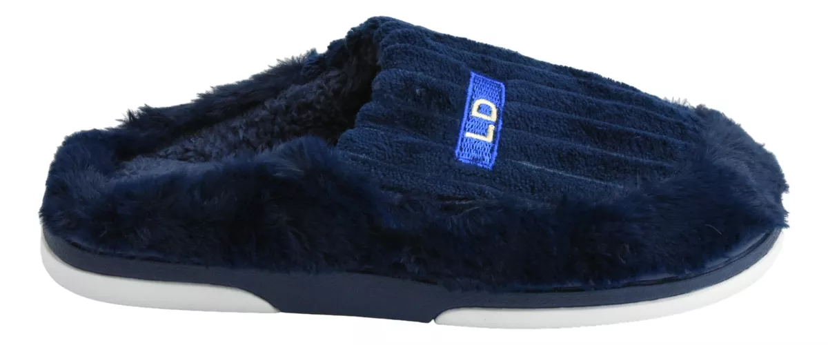 Pantufla Hombre Abierto Comodo Abrigo Suave Importado Ld 290