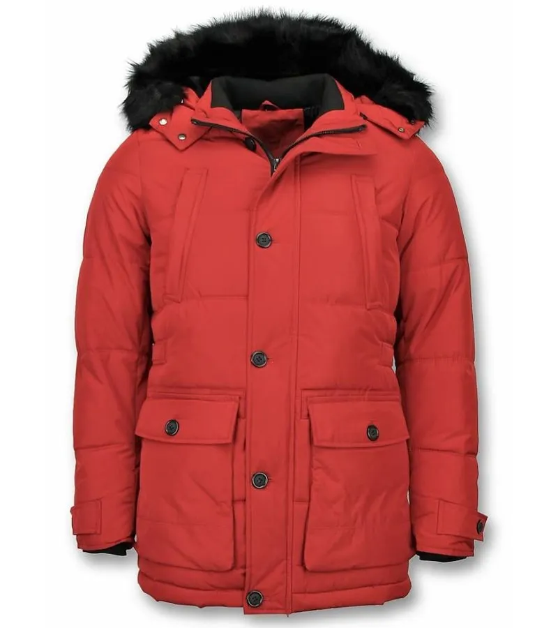 PARKAS HOMBRE  CHAQUETONES HOMBRE  CAZADORAS HOMBRE  4POCET  ROJO