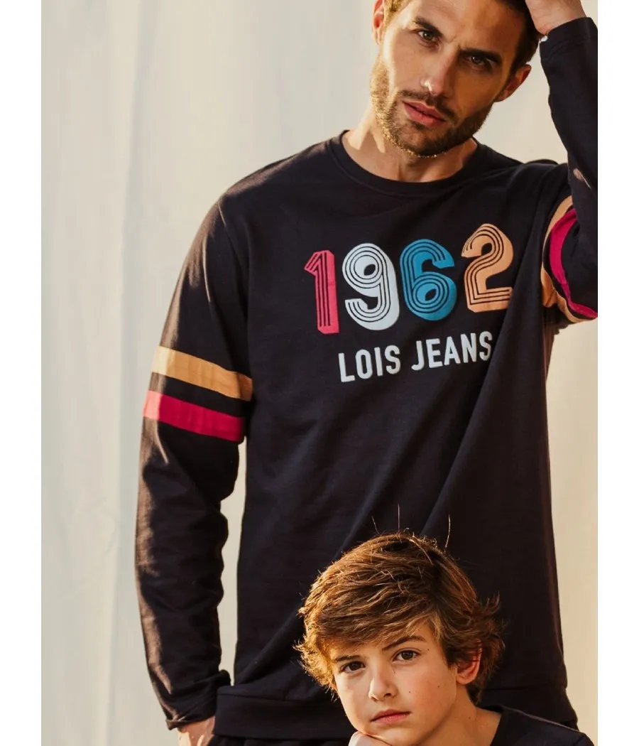 Pijama hombre invierno Lois felpa Mexico marengo algodón