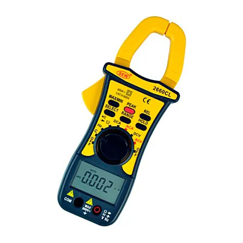 Pinza amperimétrica  AC/DC 600A, SEW 2660 CL