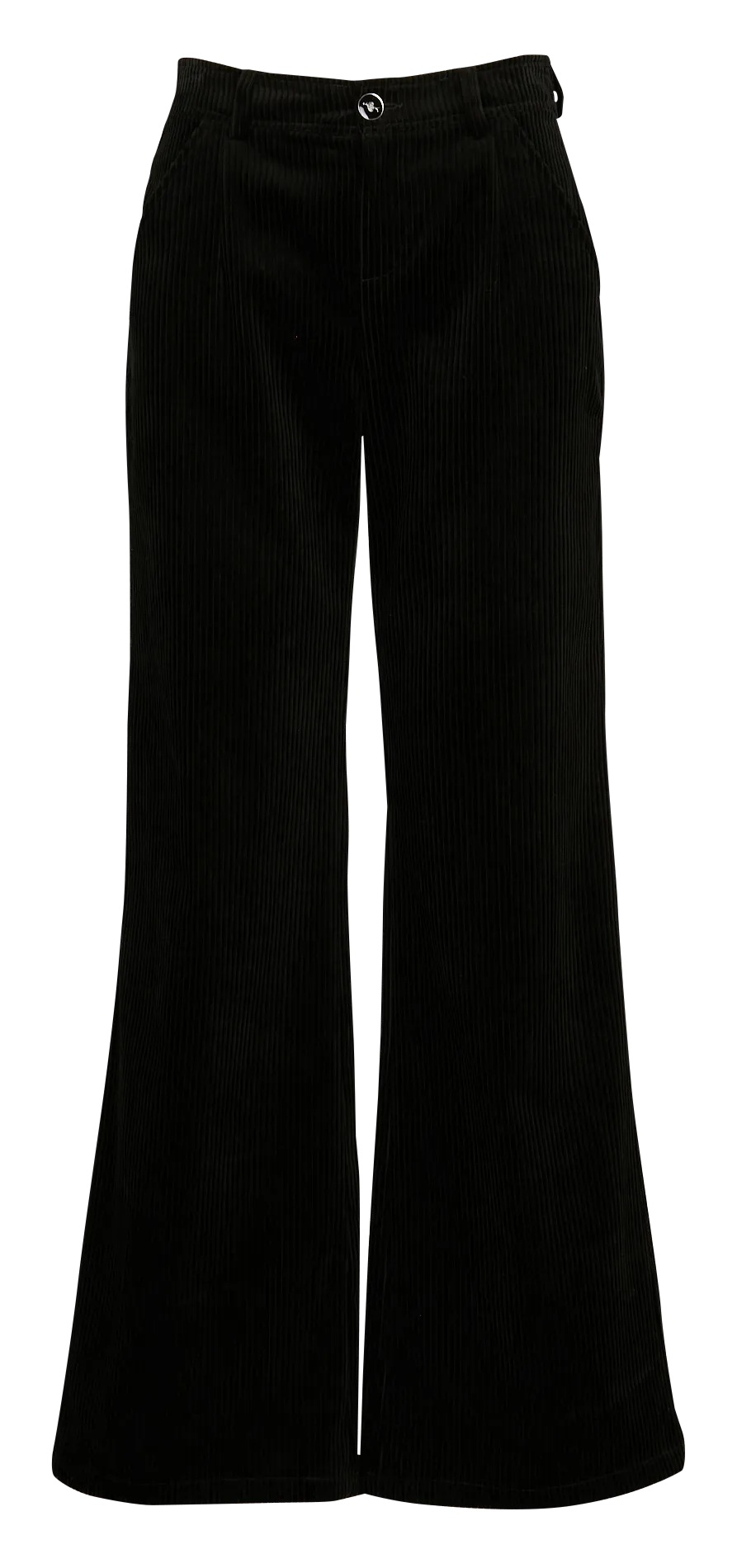 POETE  PANTALóN ANCHO DE PANA EN NEGRO