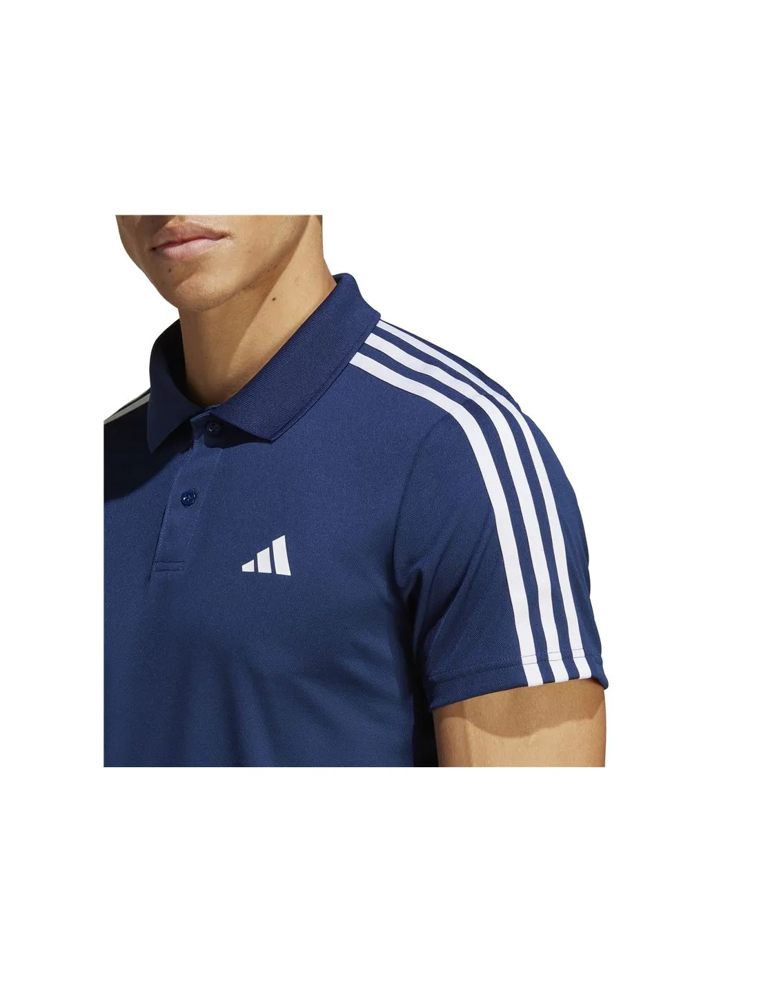 POLO DE FITNESS ADIDAS ESSENTIALS TRES PIQ 3POLO HOMBRE AZUOSC