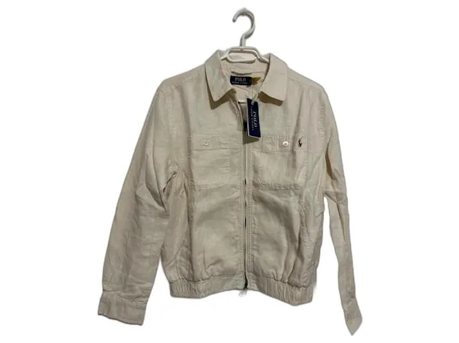 Polo Ralph Lauren Chaquetas Blanco Beige Blanco roto 