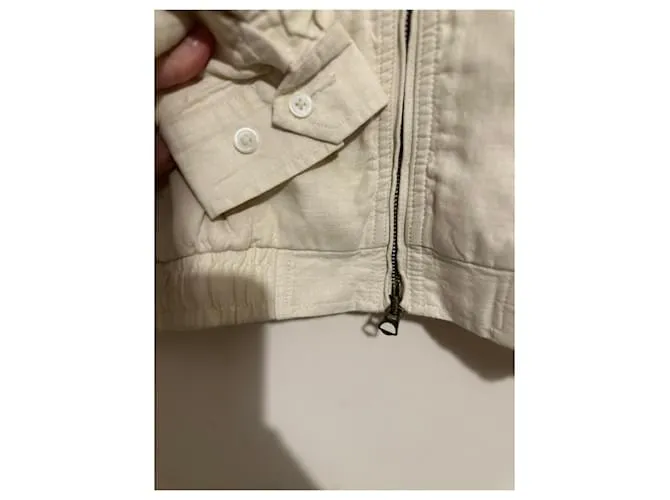 Polo Ralph Lauren Chaquetas Blanco Beige Blanco roto 