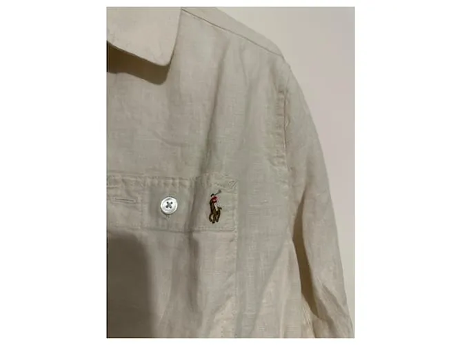 Polo Ralph Lauren Chaquetas Blanco Beige Blanco roto 