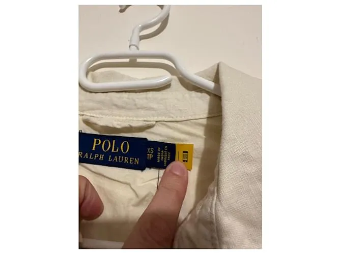 Polo Ralph Lauren Chaquetas Blanco Beige Blanco roto 