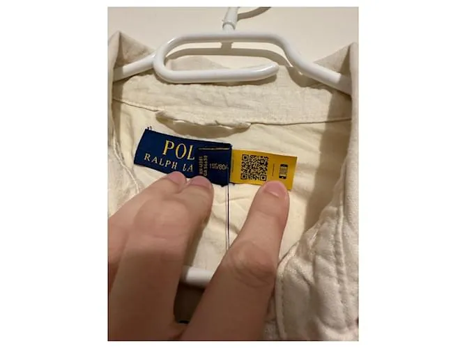 Polo Ralph Lauren Chaquetas Blanco Beige Blanco roto 