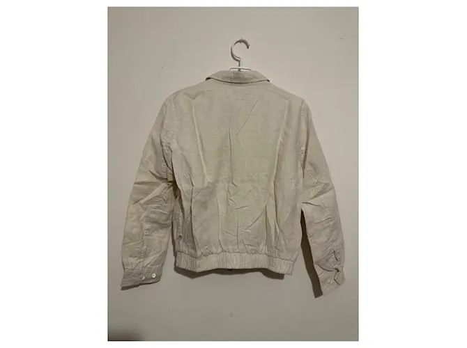 Polo Ralph Lauren Chaquetas Blanco Beige Blanco roto 