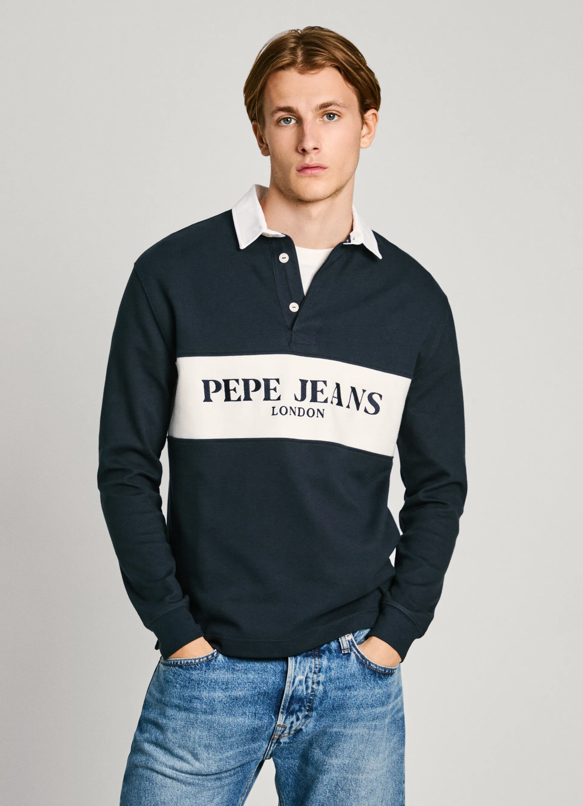 polo rugby interlock fit regular