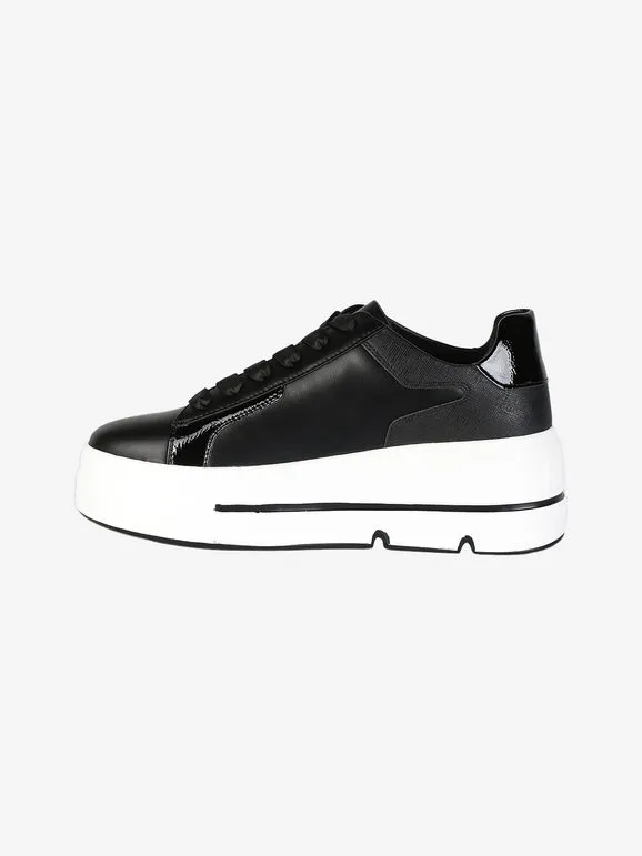Queen Helena Zapatillas de mujer de rayas con plataforma.